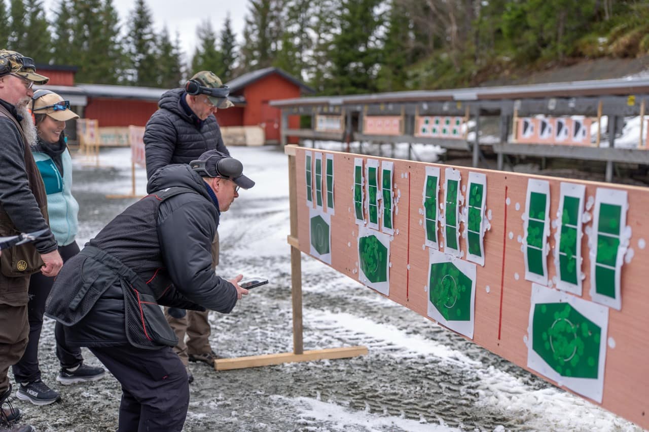 Ingen poeng skal være utelatt etter kontroll av skiva
